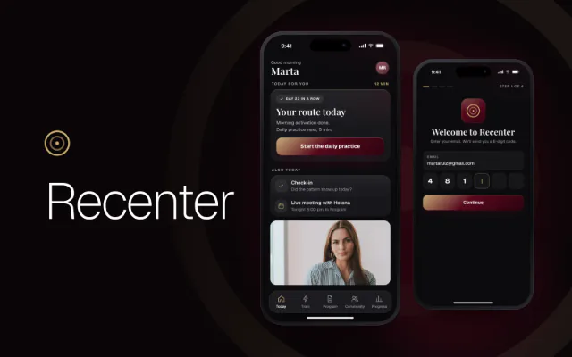 Recenter, App de entrenamiento mental