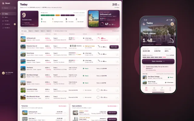 Reset, Limpieza de casas vacacionales