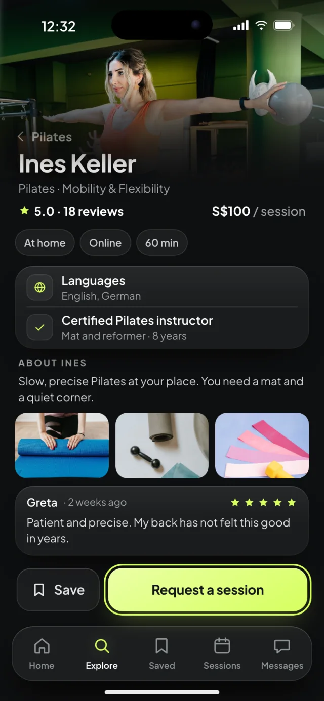 The Coachlane app, Ines Keller