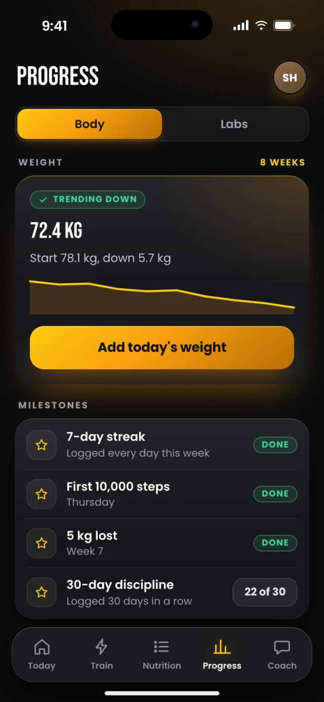 The Kinetic app, Progress