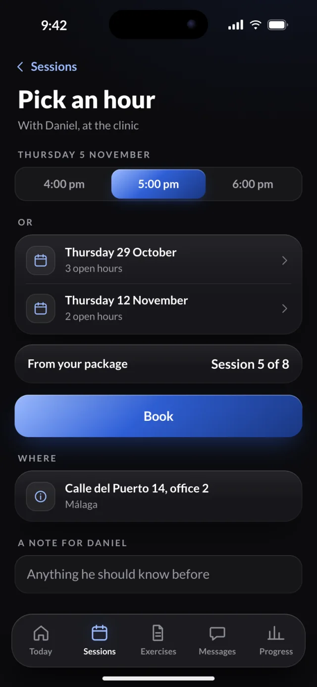 The Lumen app, Pick an hour