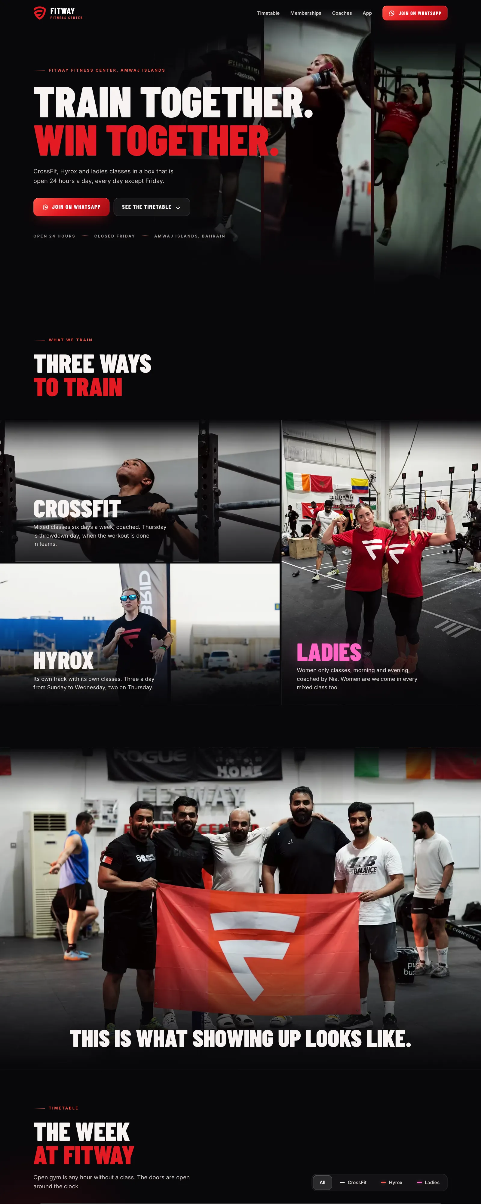 The Fitway website